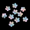 Dyed & Heated Glass Bead Caps GLAA-Z019-03J-1