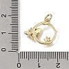 Brass Enamel Pendants KK-CBAEEA8-02G-01-3
