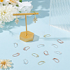18Pcs 3 Colors Brass Earring Hooks KK-LP0001-54-3