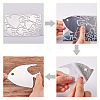 3 Sets 3 Style Fish Acrylic Mirror Wall Stickers DIY-CF0001-02B-4