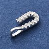925 Sterling Silver with Cubic Zirconia Charms STER-Q004-01U-S-2