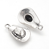 Tibetan Style Alloy Pendants TIBE-Q070-03AS-RS-1