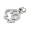 Non-Tarnish 304 Stainless Steel Pendants STAS-L279-001P-01-2