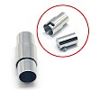 Tarnish Resistant 304 Stainless Steel Locking Tube Magnetic Clasps LS-STAS-E006-66-1