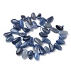 Natural Blue Aventurine Beads Strands G-P604-A18-01-5