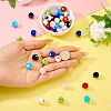 40Pcs 8 Colors Handmade Lampwork Beads LAMP-TA0001-54A-6