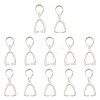 DICOSMETIC 12Pcs 2 Styles 925 Sterling Silver Pendants STER-DC0001-13-1