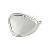 304 Stainless Steel Pendant Cabochon Settings for Enamel LS-STAS-L293-03P-2