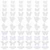 60Pcs 10 Styles Polyester Lace Butterfly Ornament Accessories FIND-FG0005-16-1