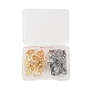 SUNNYCLUE 40Pcs 2 Colors 304 Stainless Steel Clip-on Earring Findings STAS-SC0004-26-2