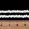 Electroplate Opaque Glass Beads Strands LS-EGLA-Q139-01A-C01-4