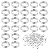   80Pcs 925 Sterling Silver Split Rings STER-PH0001-47-1