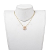 Brass Paperclip Chains Necklace & Bracelet Jewelry Sets SJEW-JS01098-5