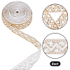 Sparkle Polyester Embroidery Ribbon OCOR-WH0070-76B-6