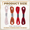 16 Skeins 4 Colors Cotton Sewing Thread OCOR-LP0006-09-2