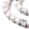 Natural Howlite Beads Strands G-G001-B03-06-4