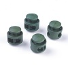 Plastic Spring Cord Locks X-FIND-WH0039-01J-1