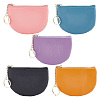 CRASPIRE 5Pcs 5 Colors Imitation Leather Coin Purse for Women ABAG-CP0001-03-1