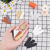 100Pcs 5 Colors Imitation Leather Sew on Patches DIY-GF0005-17-3