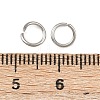 Tarnish Resistant 304 Stainless Steel Open Jump Rings STAS-N015-03-6x.0.8mm-3
