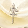 Adjustable Brass Finger Rings for Women RJEW-B114-02P-2