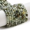 Natural Prehnite Beads Strands G-G161-A12-03-1