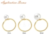 Leaf & Flower Brass Adjustable Ring Settings LS-KK-G527-01C-G-4