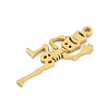 304 Stainless Steel Pendants STAS-U041-02H-G-2