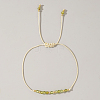 Natural Birthstone Braided Bead Bracelets for Women VA8051-8-1