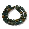 Natural Dyed Jade Beads Strands G-M402-C04-08-4