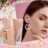 300Pcs 5 Colors Transparent Glass Beads GLAA-SC0002-42A-5