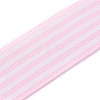 Stripe Pattern Printed Cotton Grosgrain Ribbon X-OCOR-WH0051-A04-2