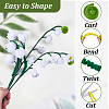 DIY Chenille Stem Tinsel Garland Craft Kits DIY-SC0033-14C-3