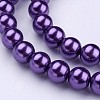 Glass Pearl Beads Strands HY-12D-B75-2