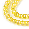 Electroplate Transparent Glass Beads Strands GLAA-T032-T4mm-AB12-A-4