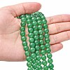 Natural Jade Bead Strands G-R165-8mm-14-4