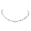 Glass Beaded Necklaces NJEW-JN04896-03-1