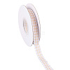 10 Yards Flat Polycotton(Polyester Cotton) Ribbon OCOR-TAC0030-01B-3