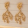 Alloy Branch Stud Dangle Earrings for Women WGBFFDA-01-3