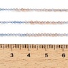 Gradient Color Natural Sunstone & Aquamarine Beads Strands GG-CBA1668-A02-2mm-5