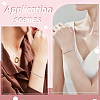 20Pcs 2 Colors Square Rhinestone Cup Chain Bracelets for Women BJEW-GA0001-22-5