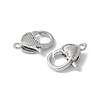 Brass Lobster Claw Clasps KK-F893-11P-2