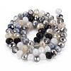 Electroplate Glass Beads Strands EGLA-S194-18C-2