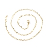 Brass Figaro Chains Necklace for Women NJEW-P265-02B-G-3