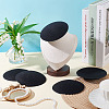 Cloth Round Fascinator Hat Base for Millinery Magic AJEW-WH0270-739B-5