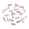 10G Ceylon Glass Twist Bugle Beads SEED-L012-01G-3