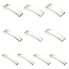 10 Pcs 10 Styles 202 Stainless Steel Slide Charms STAS-CJ0003-31-1