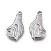 Non-Tarnish 304 Stainless Steel ASL Pendants STAS-L232-098P-2