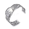 Constellation Alloy Open Cuff Bangles for Women Men LS-BJEW-C064-01AS-02-1