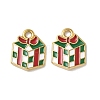 304 Stainless Steel Enamel Pendants STAS-L300-012G-09-1